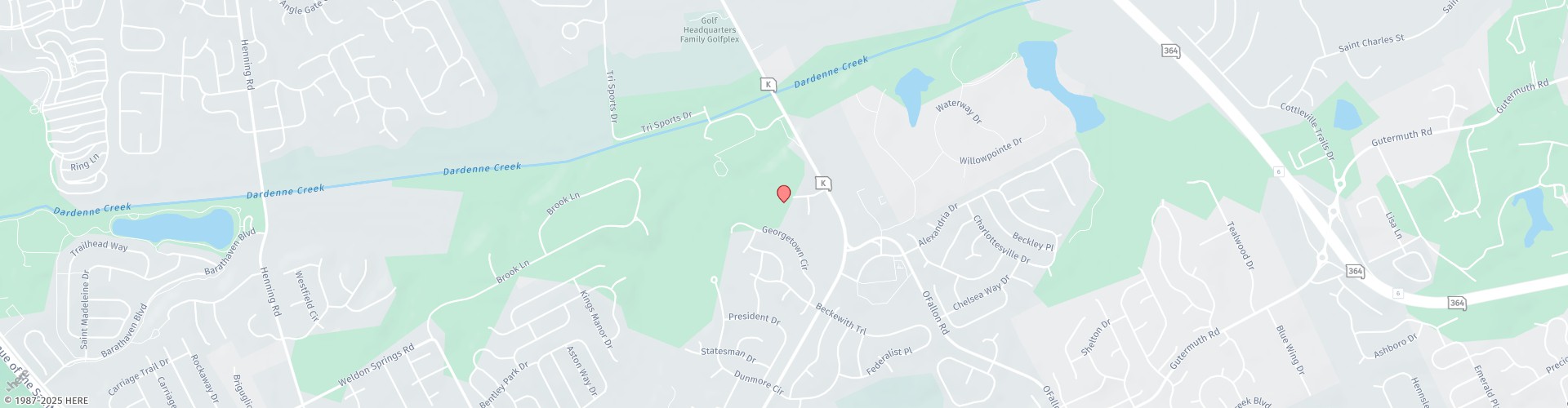 Location Map: 1630 Market Center Blvd O’Fallon, MO 63368
